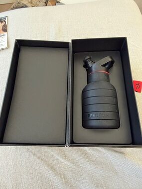 NEW Peloton Black Water Bottle with Red Trim